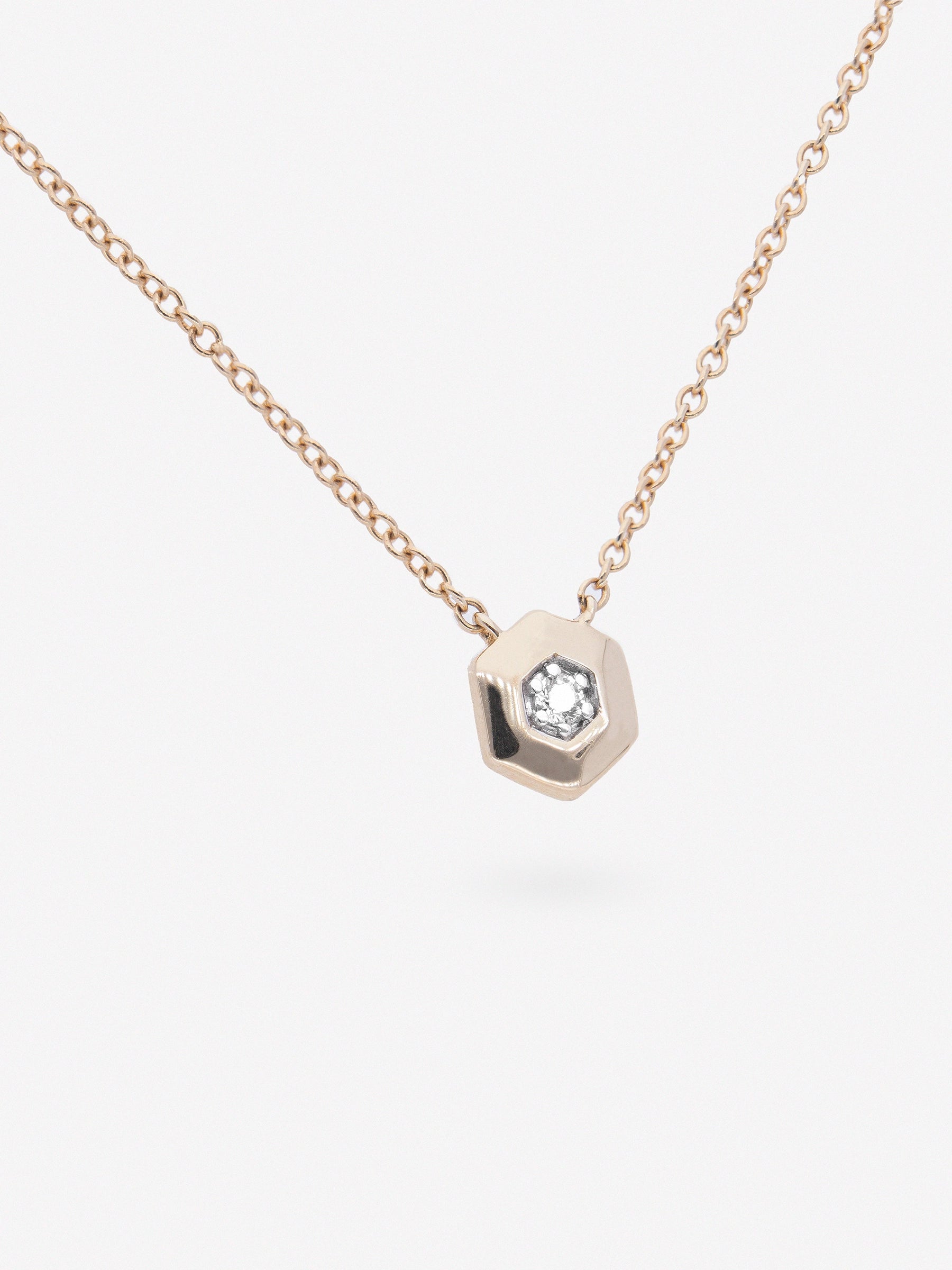 Mini Hexagon Necklace