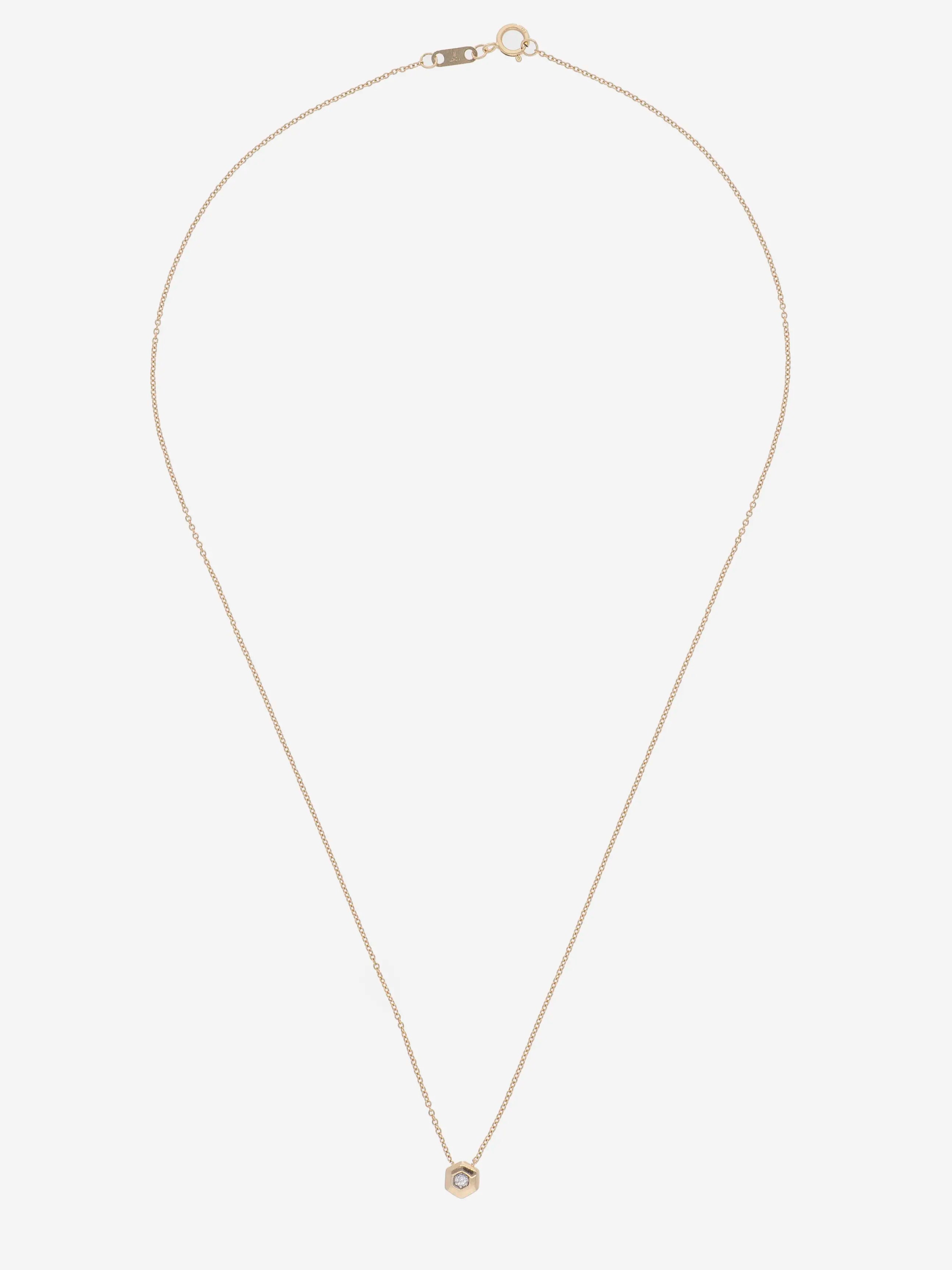 Mini Hexagon Necklace