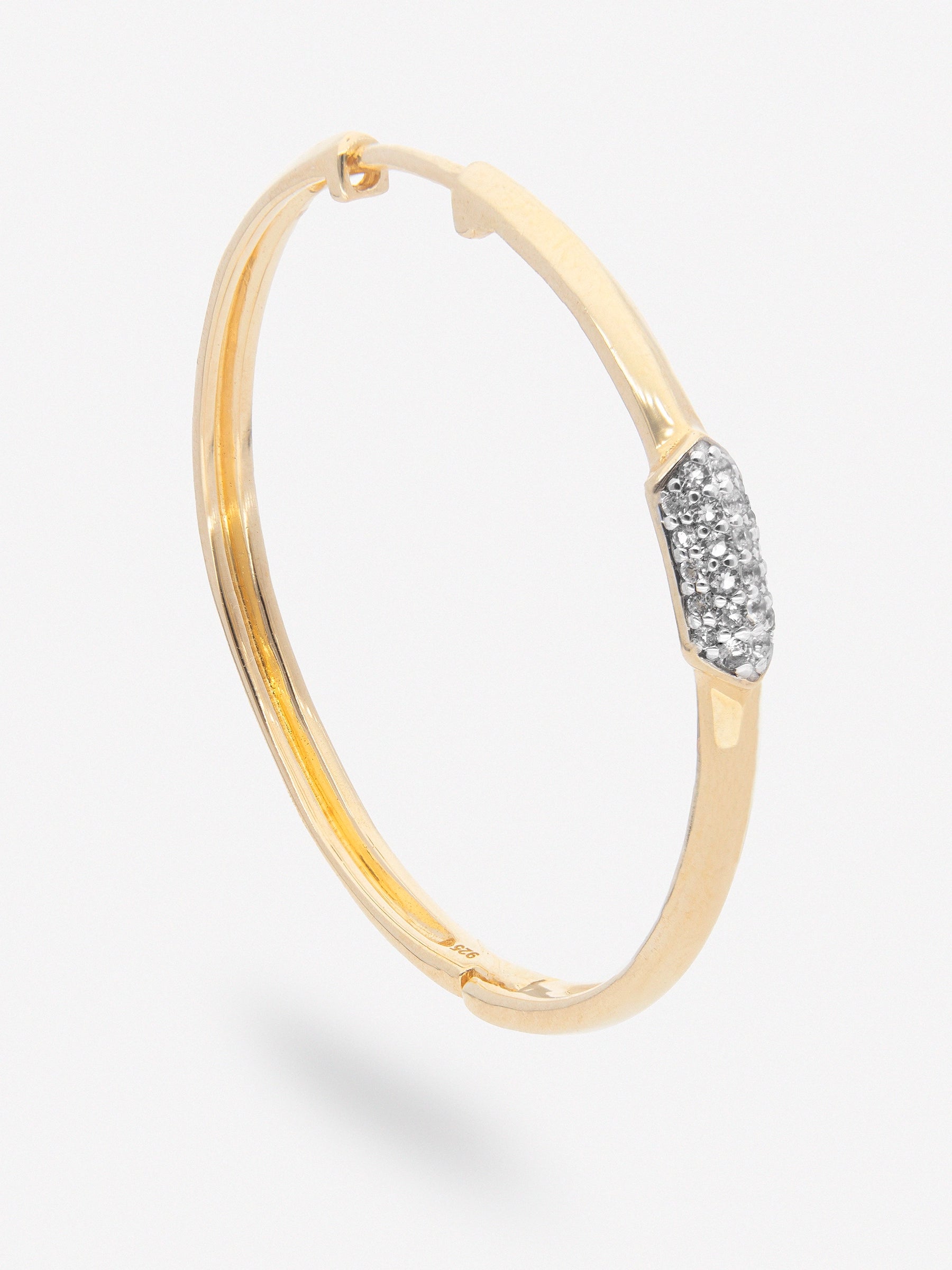 Medium Band Hoop Earrings