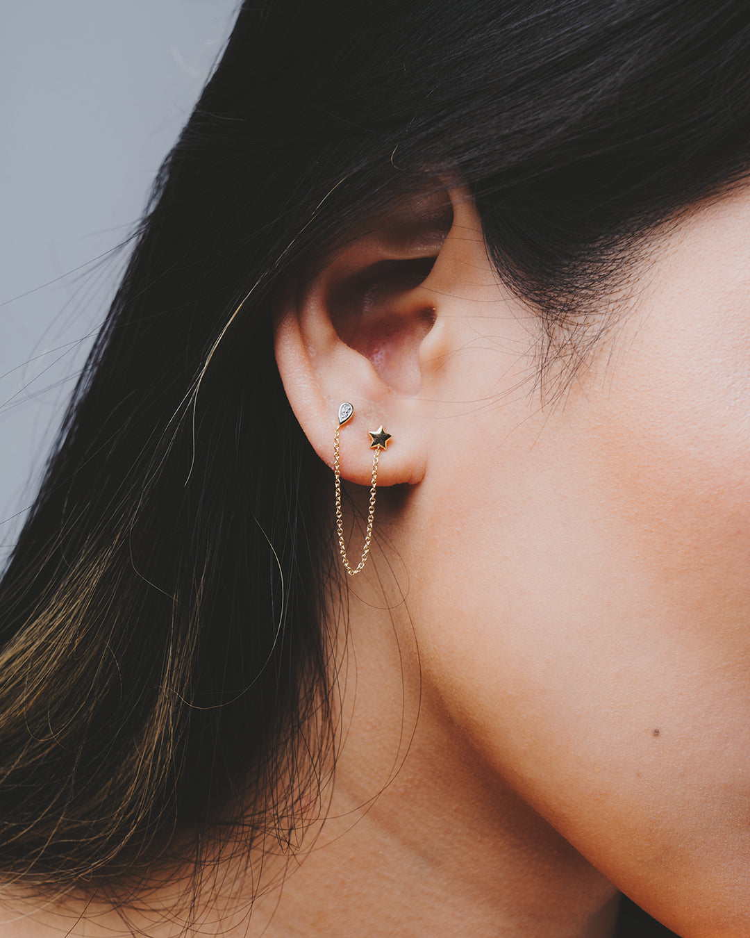 Climbing Chain Earrings
