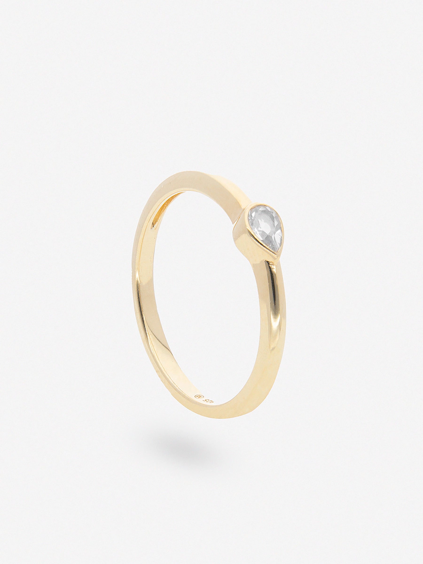 Anillo simple Gota