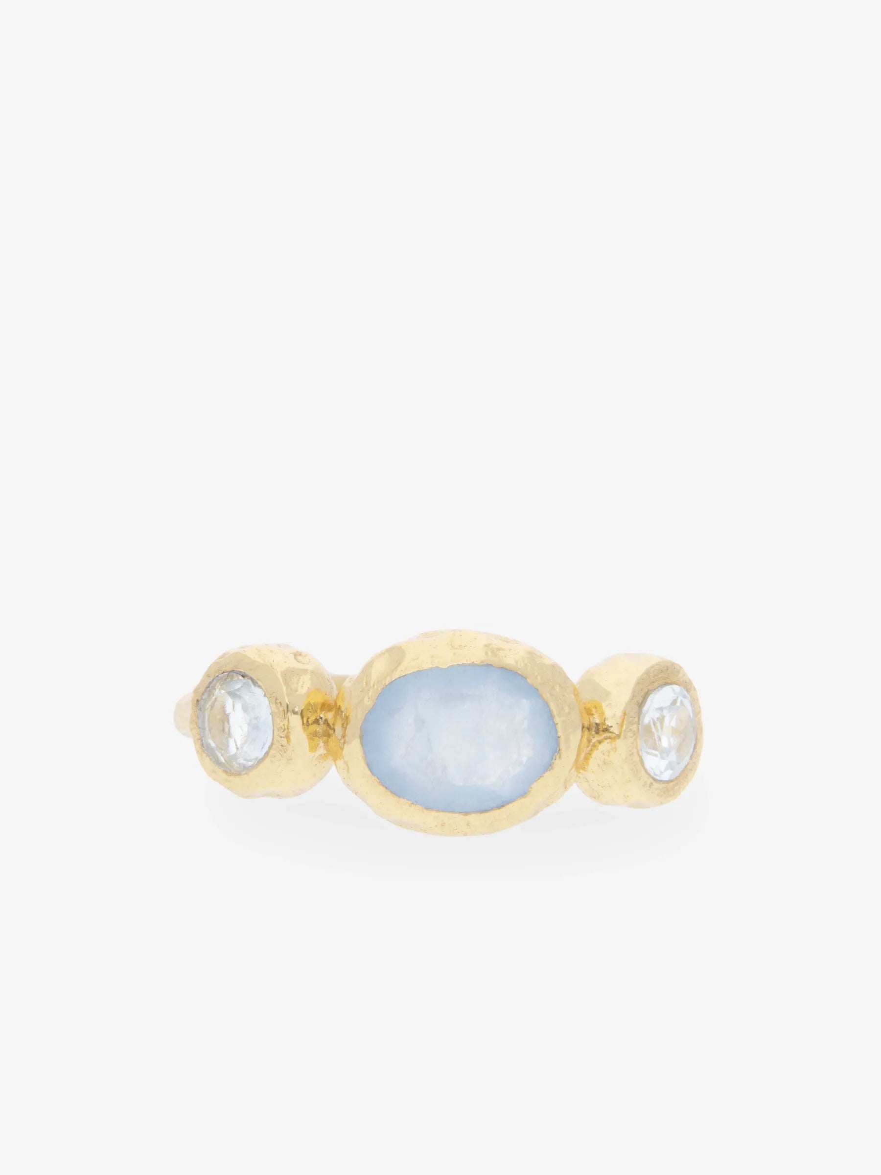 Blue Irregular Ring