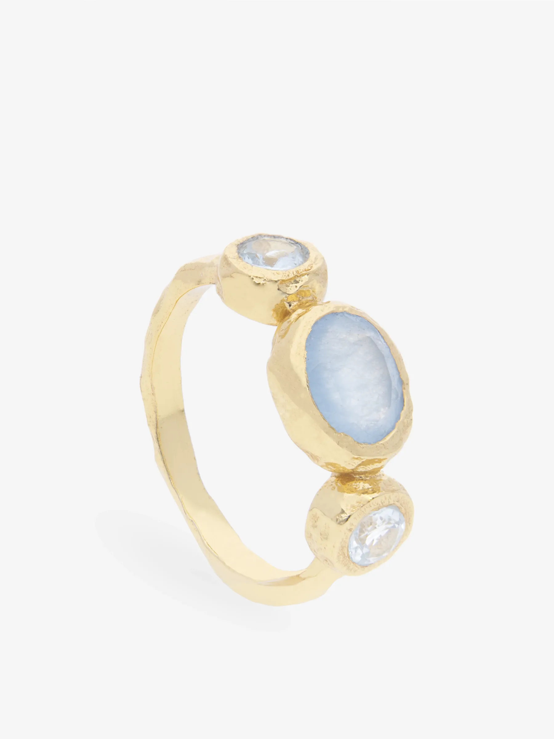 Blue Irregular Ring