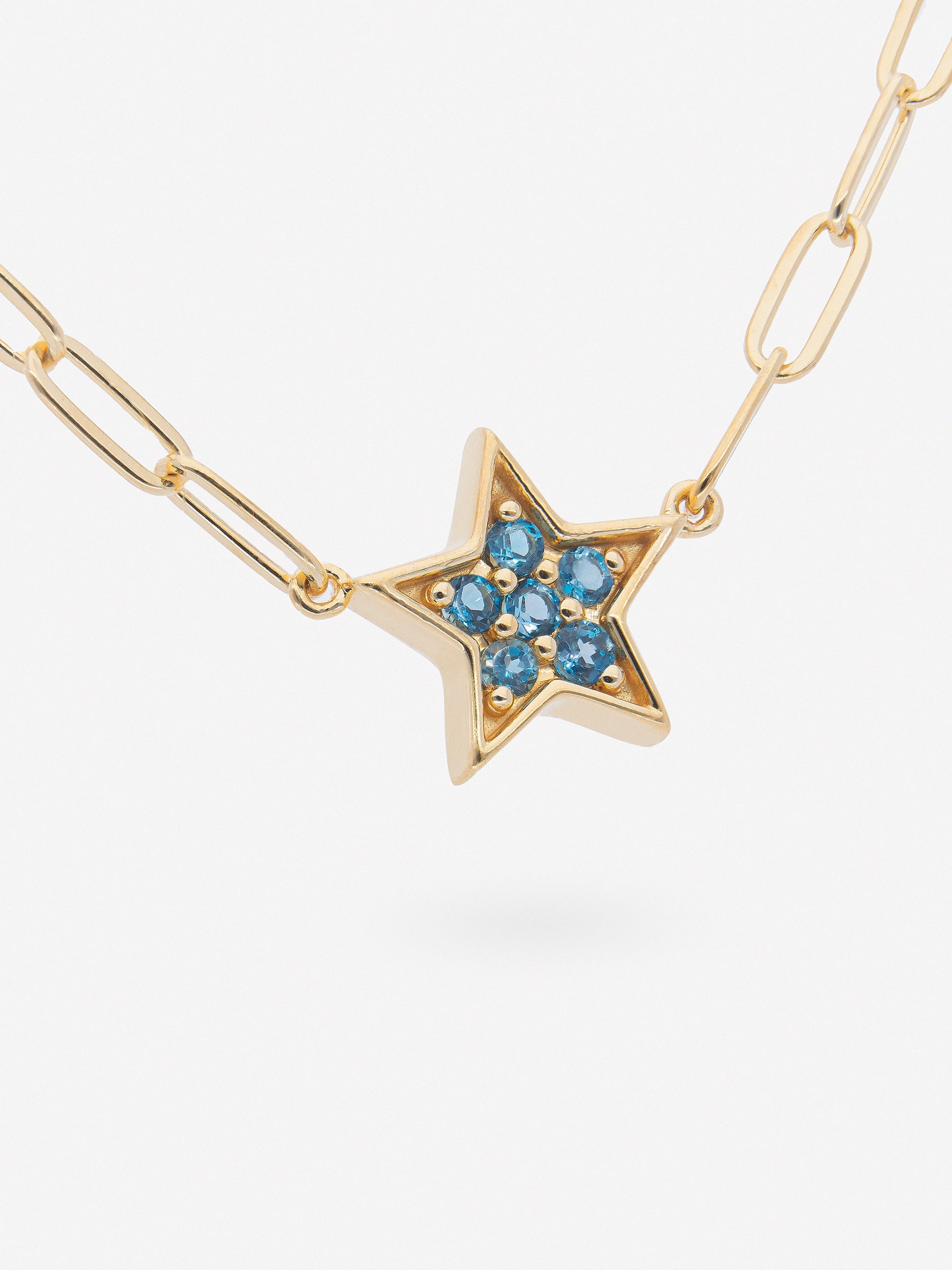 Blue Star Necklace