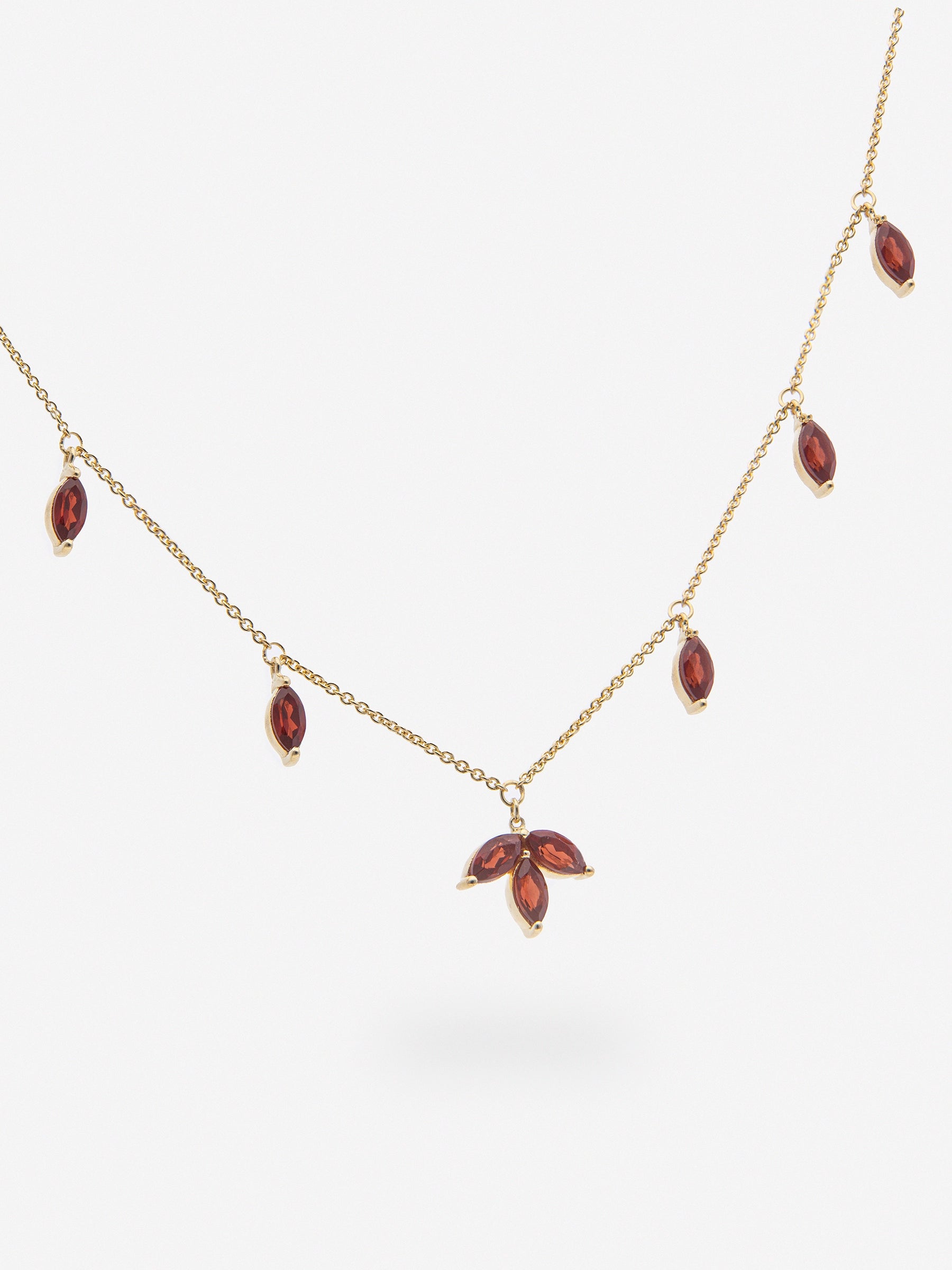 Garnet Seasons Necklace